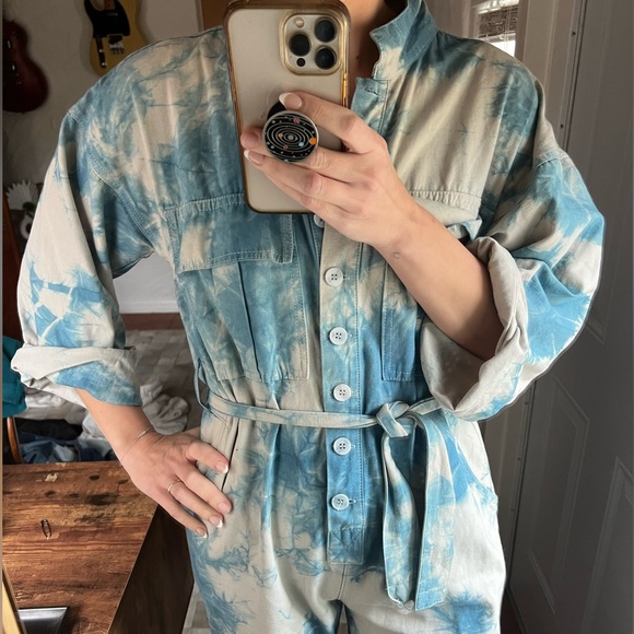 STORETS Coveralls with custom tie dye print - Picture 2 of 2
